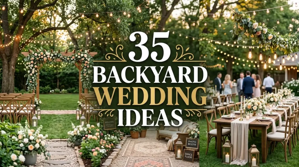 Backyard Wedding Ideas