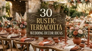 Rustic Terracotta Wedding Decor ideas