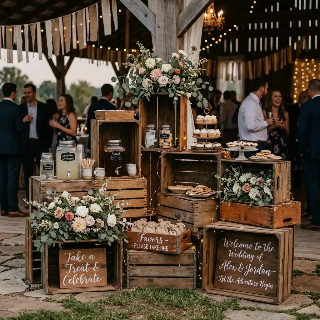 10 Use Wooden Crates as Creative Décor Elements optimized