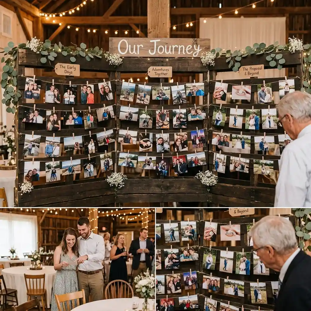 11 Create a Personalized Wedding Photo Wall optimized