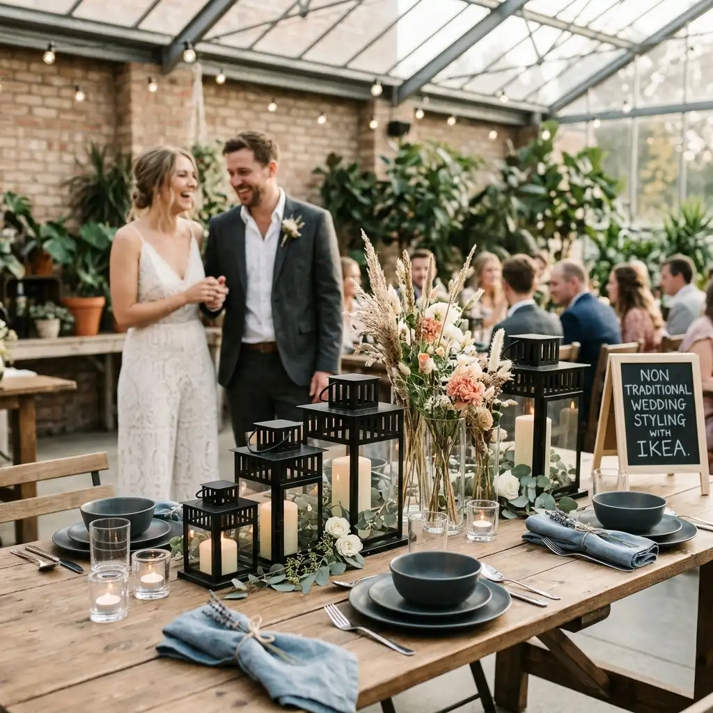15 Incorporate IKEA Pieces Into Your Wedding Styling optimized