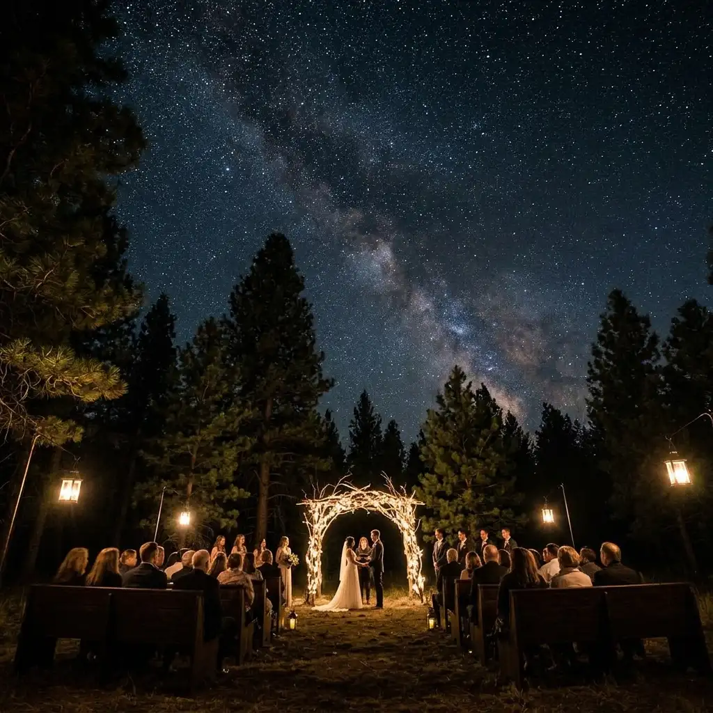 17 Have an Outdoor Night Wedding Under the Stars optimized
