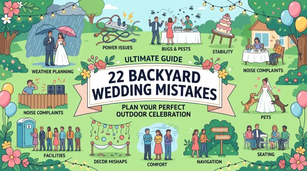 Backyard Wedding Mistakes