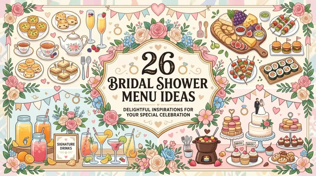Bridal Shower Menu Ideas
