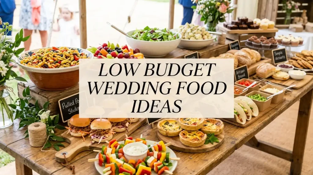 Low Budget Wedding Food Ideas_