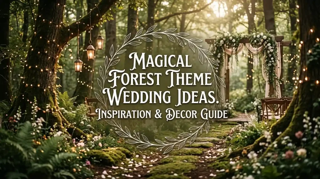 Magical Forest Theme Wedding ideas